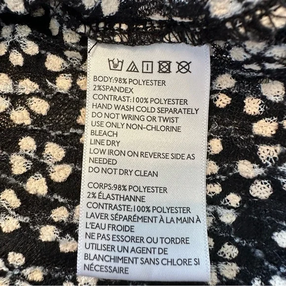 Urban Outfitters Floral Button Lace Corset-Back Black & White Sheer Mini Dress L - Picture 15 of 16